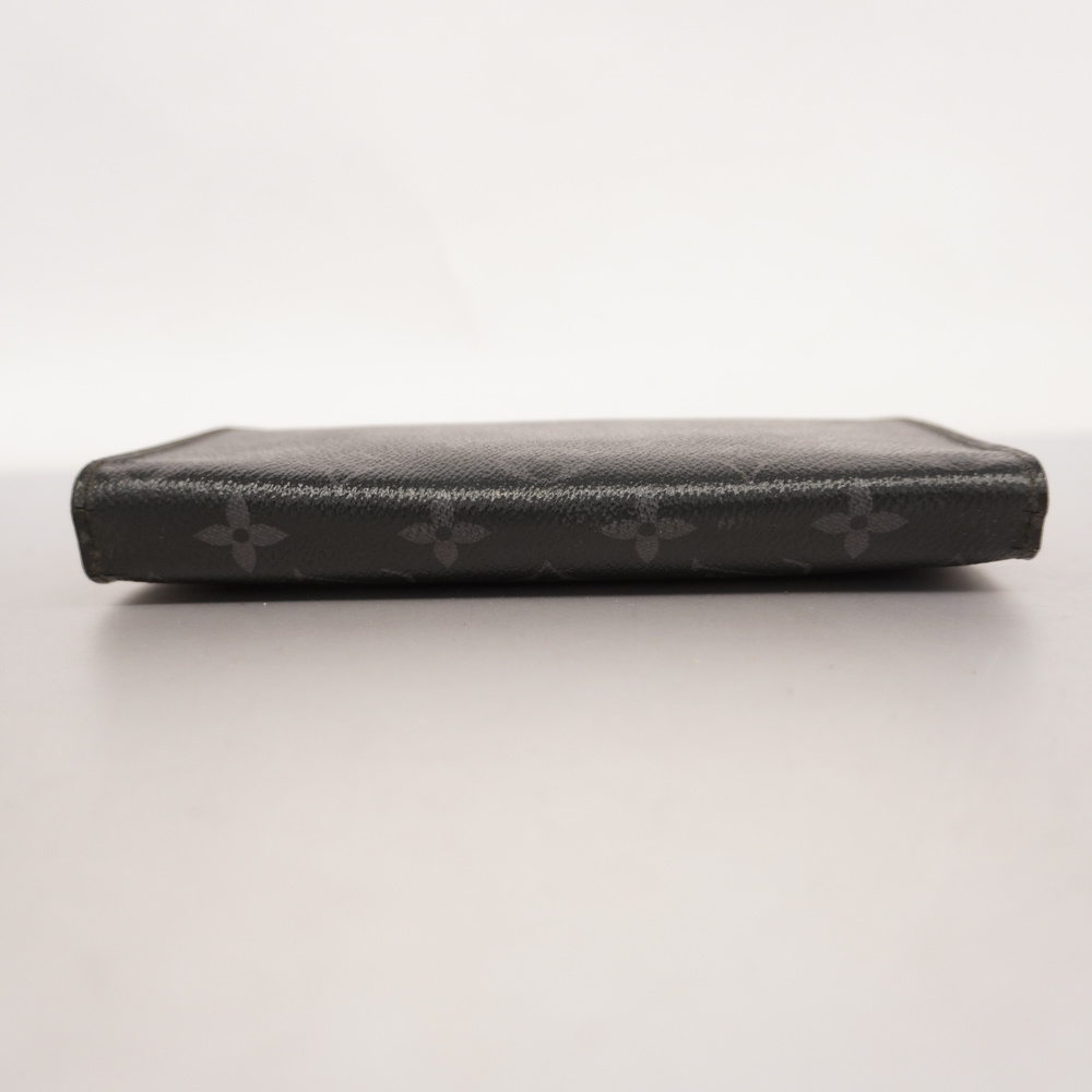 Auth Louis Vuitton Monogram Eclipse Portofeuil Brother M61697 Men's  Long Wallet - Picture 2 of 14